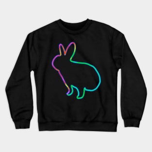 Neon bunny Crewneck Sweatshirt